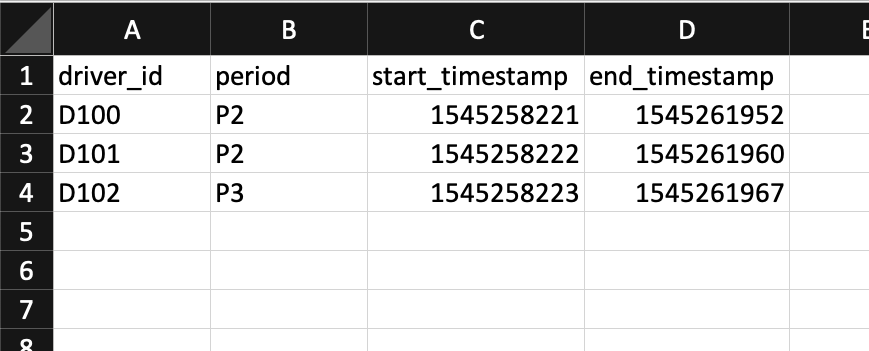 Sample input file